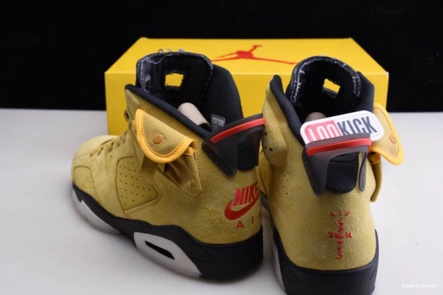 One Kick TRAVIS AIR SCOTT 6 JORDAN CN1084-300 YELLOW X 0708
